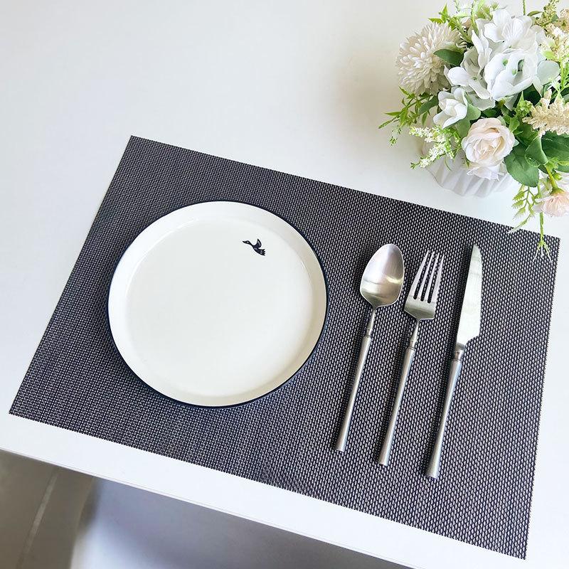 6 шт. ПВХ салфетки под приборы, настольные коврики, теплоизоляционные коврики, прямоугольные моющиеся салфетки, украшение стола 45x30 см