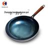 Железный вок Zhangqiu с деревянной ручкой - 32 см, набор из четырех предметов