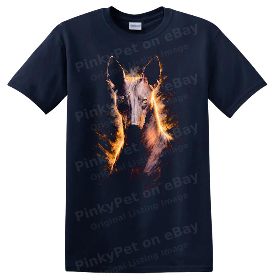 Dog Portrait T Shirt Artistic Dog Lover Gift Animal Print Tee