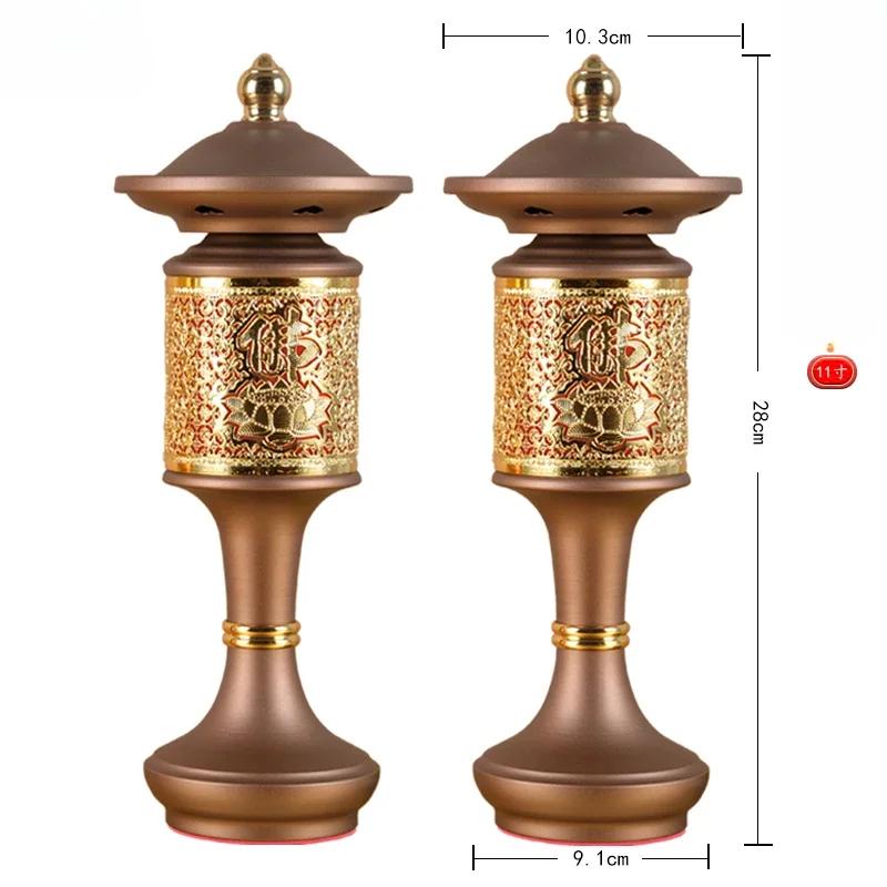 2PCSLED 110v~220v Guan Gong Lamp Home Buddha Hall Подношение Будде Молитва Электрическая Свеча Украшение Фэн-шуй