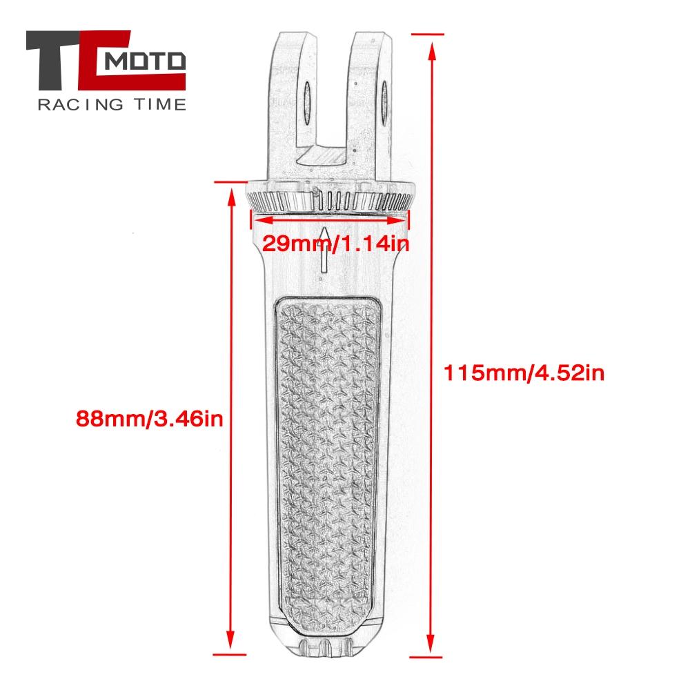 Передние подножки, педали, подставка для ног для Triumph BONNEVILLE T100 T120 Bobber Daytona 675 Speet Speed ​​Triple Thruxton 1200 Tiger