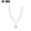 Korean Retro Multilayer Necklace Elegant Simple Pendant Necklaces Choker Jewelry Accessories