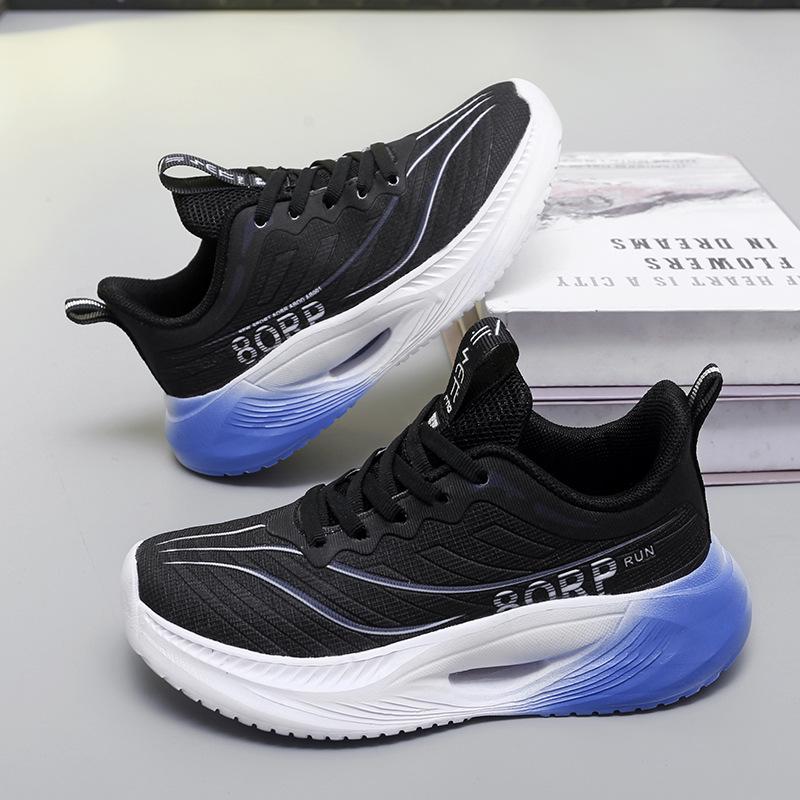 Весна-лето 2025 новые детские спортивные кроссовки сетчатые дышащие легкие амортизирующие обувь для детей среднего и старшего возраста обувь для начальной школы