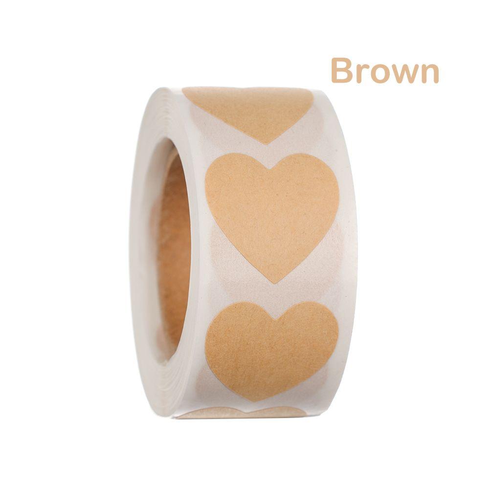 Party Supplies Stationery Gift Packaging Sticker Love Heart Shaped Seal Labels Scrapbooking