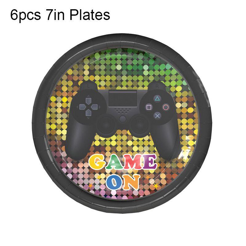 Набор принадлежностей для вечеринки в стиле «Игры» для незабываемого празднования дня рождения