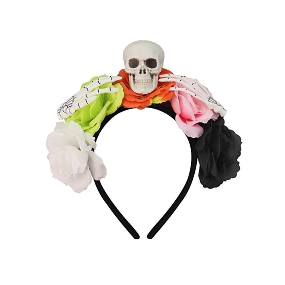 Halloween Decor Halloween Hair Hoop Simulation Flower Gothic Flower Hairband  Girls/Children