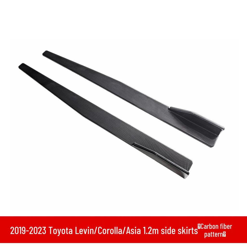 Совместимо с Corolla, Levin и Avalon 2019-2024 годов: включает боковые юбки, задний спойлер, верхний спойлер, комплект обвеса и боковые юбки длиной 1,2 м.