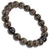Smoky Quartz Bracelet 10mm Dark Type LL Natural Stone Power Stone Bracelet Prayer Bead Brown Brown Amulet Smoked Quartz [Shinjuku Ginnokura] Approx.