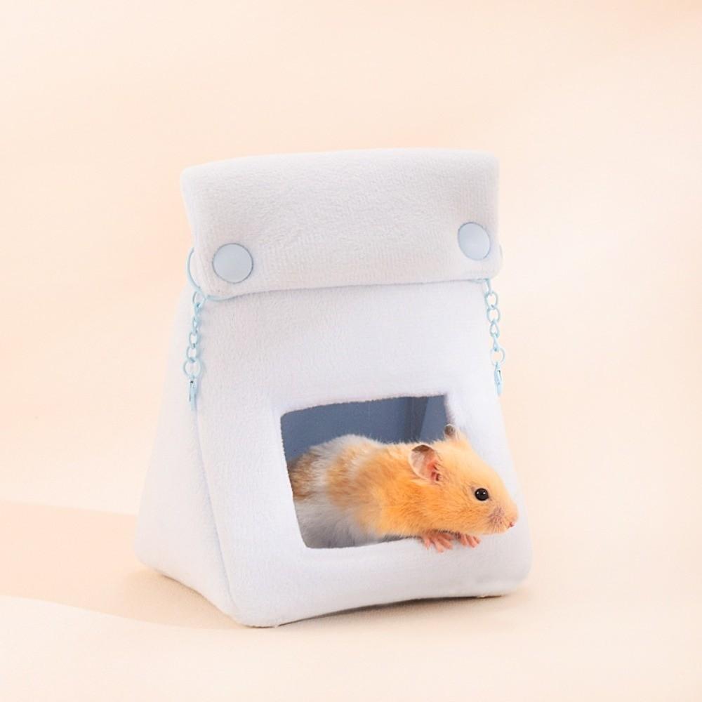 Thickened Hamster Cotton Nest Warm Plush Pet Bed Comfortable Animal Rest Shelter Cage Accessories