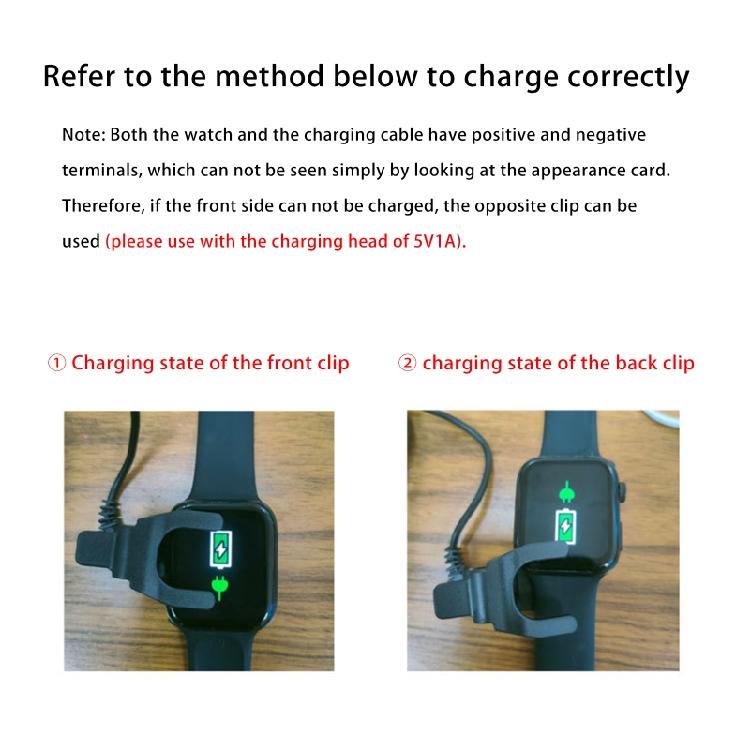 Зарядный кабель для умных часов USB-кабель 2-контактный 4 мм Зарядный провод для T600s FK78 FK88 X7 X8 F18 Портативный