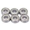 8PCS 608 роликовые подшипники для коньков скорость плавно низкие подшипники трения скейтборд ролик из углеродистой стали