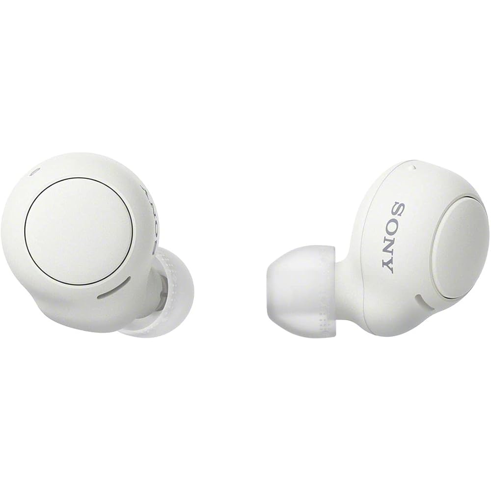 Sony WF-C500 True Wireless Earphones: Lightweight and compact (5.4g) / High-precision call quality / Easy pairing / IPX4 water-resistant / White WF-C5
