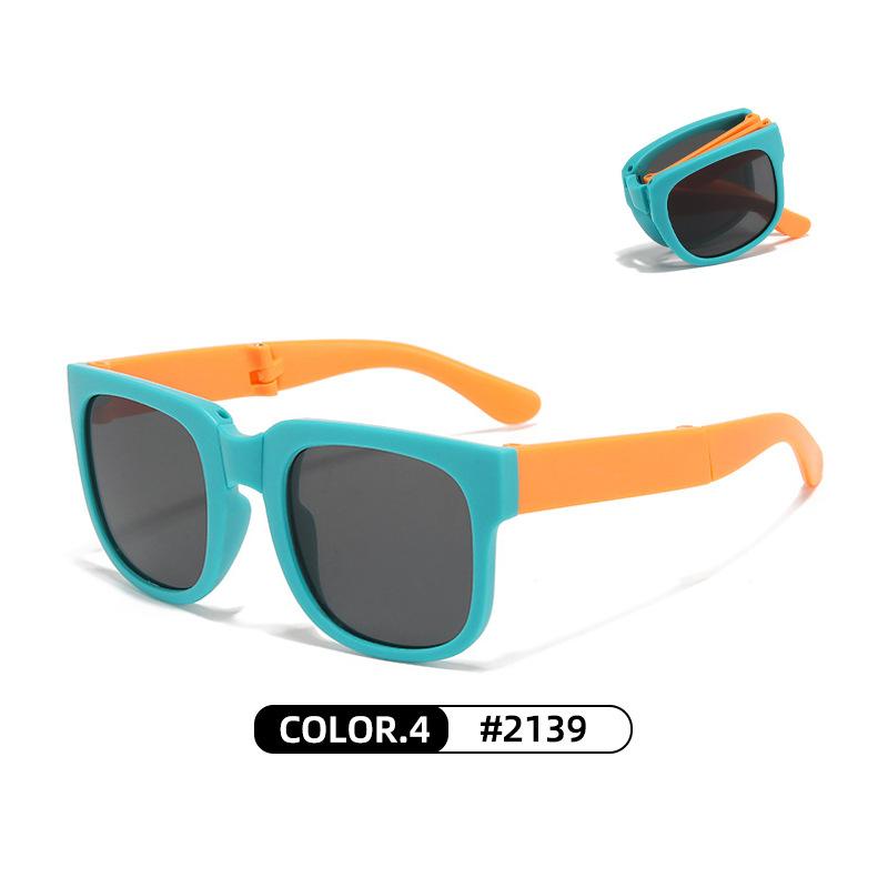 Детские складные солнцезащитные очки для мальчиков и девочек Солнцезащитные очки с защитой от ультрафиолета Солнцезащитные очки для мальчиков и девочек