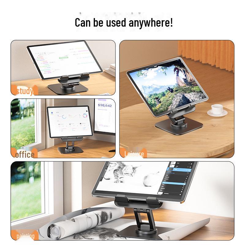 Подставка для планшета и телефона из алюминия, вращающаяся на 360°