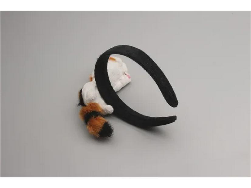 Papa Cat Kitten Headband & Hairpin Set: Playful Korean Hair Accessories for Girls