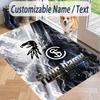 Custom Text Printed Rug SC Freiburg FC Non Slip Floor Carpet For Home Room Decor