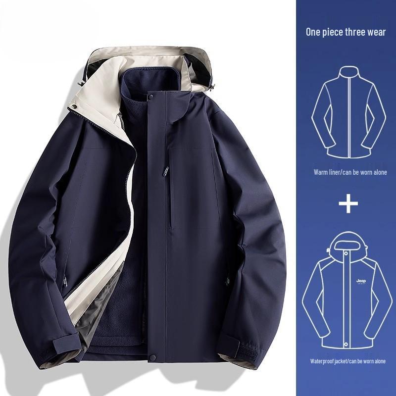 Camel Outdoor Женская водонепроницаемая пуховая парка 3-в-1 для зимнего туризма и альпинизма