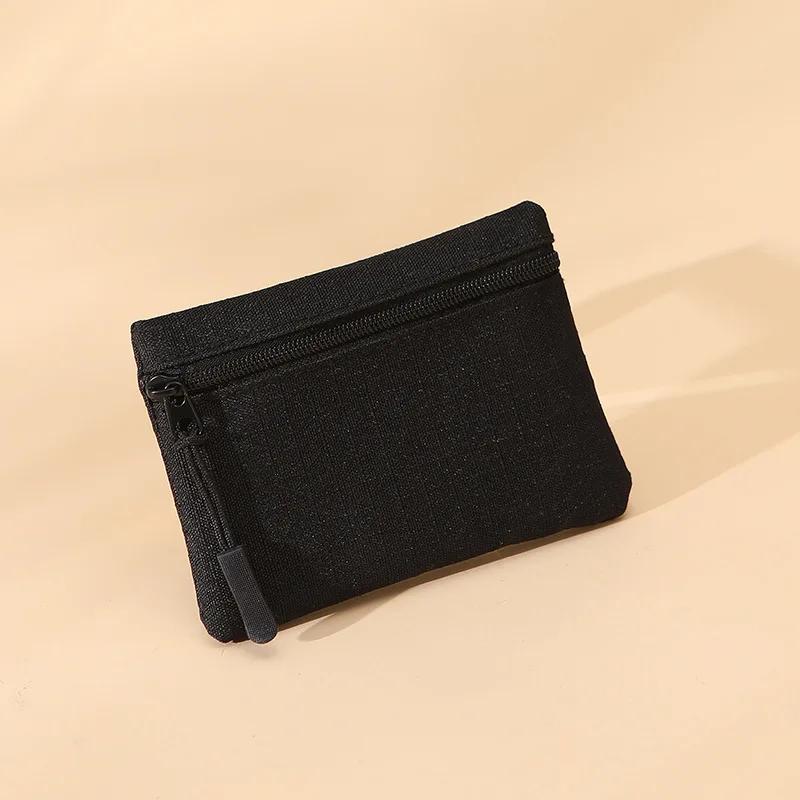 Oxford Cloth Coin Purse Women Zipper Coin Pouch Key Earphone Data Cable Card Bag Credit Card Holder Kids Mini Cute Purse