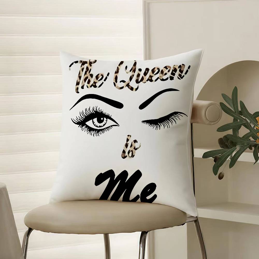 Модный стиль Красивый Трендовый бренды Наволочка Комфорт Диван-кровать Шелковистый элегантный Невидимая молния Декоративная наволочка