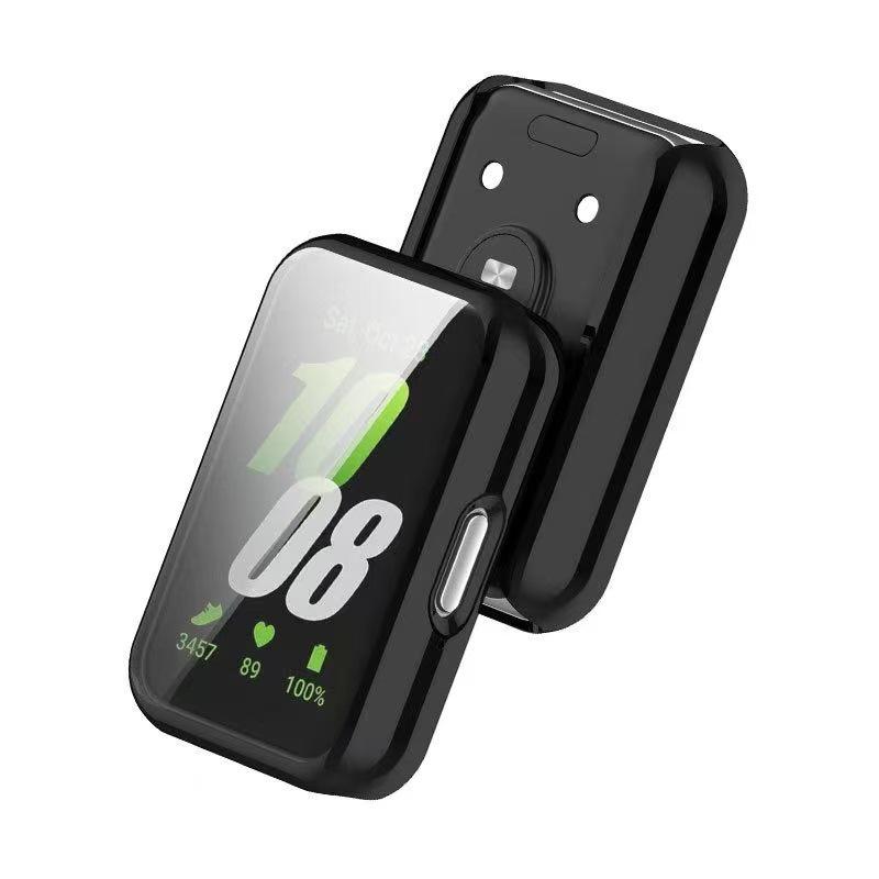 Гальванизированный защитный чехол для Samsung Galaxy Fit3 - Полное покрытие, противоударный чехол из ТПУ для часов