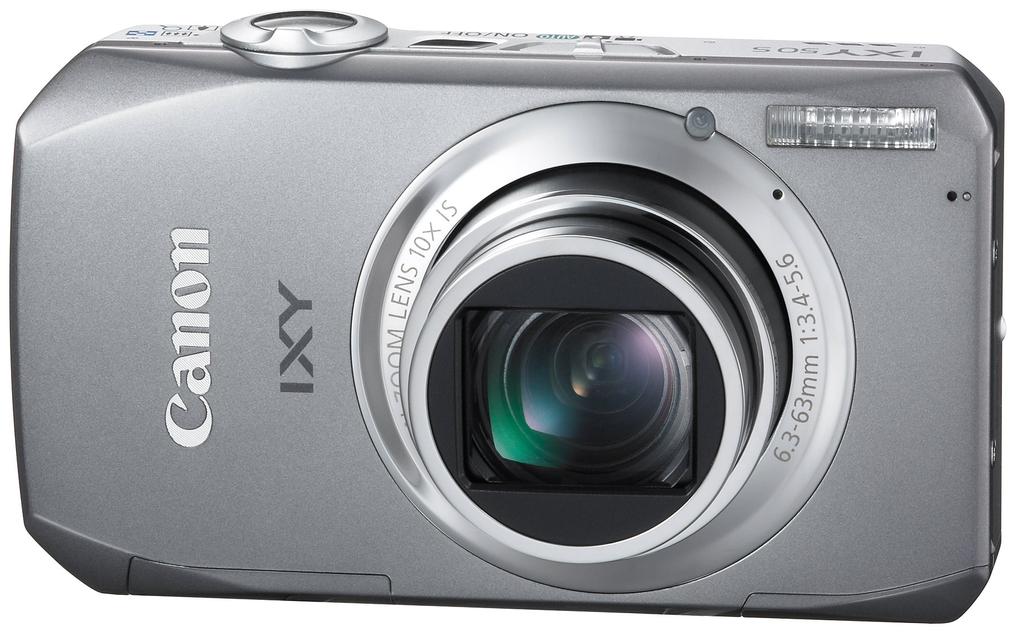 Canon Цифровая камера IXY50S Silver 10 миллионов пикселей CMOS 10-кратный оптический зум широкоэкранный ЖК-дисплей Full HD видео IXY50S(SL) 3,0-дюймовый с подсветкой