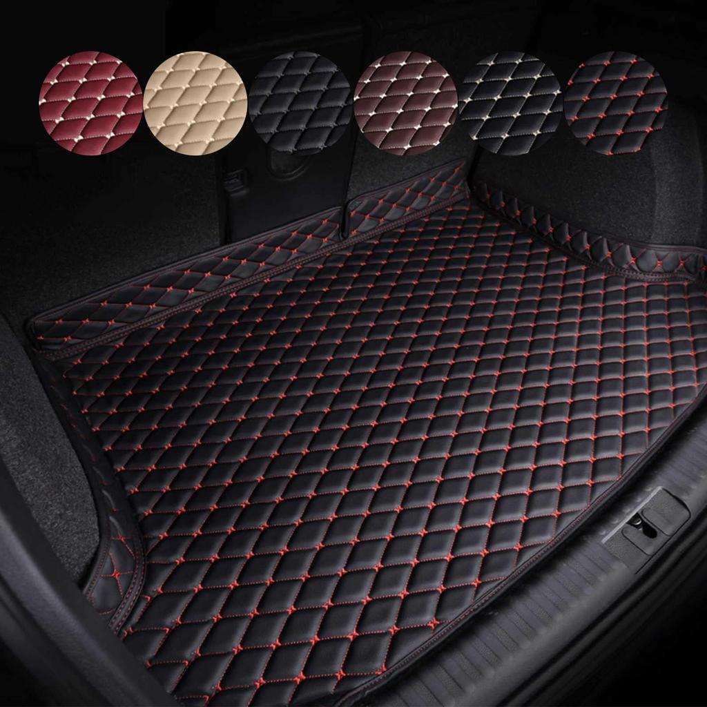 Модель Porsche Macan 2014-2024, 3D коврик в багажник, водонепроницаемый, противоскользящий, устойчивый к пятнам, с высоким бортиком,