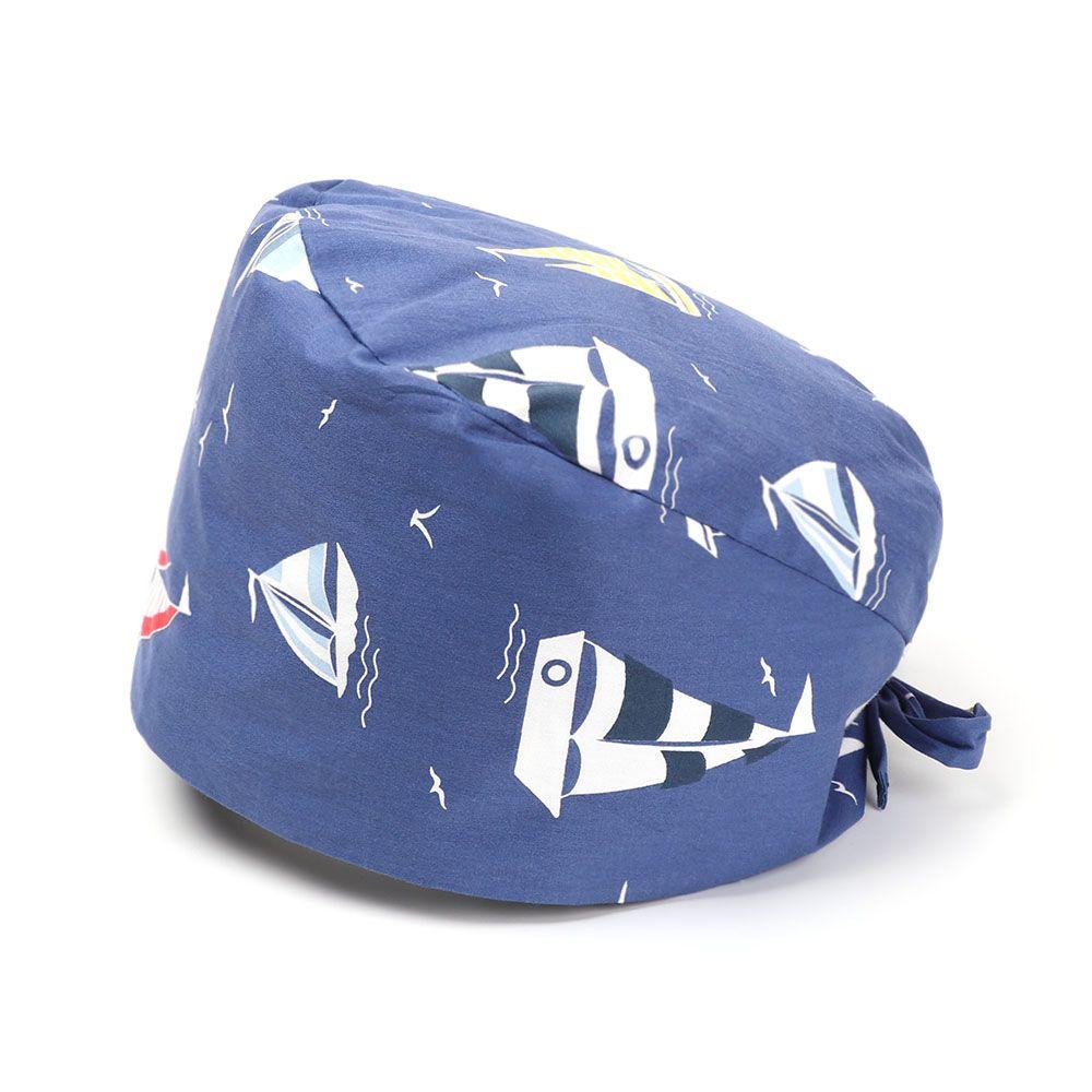 Эластичные круглые мужские и женские хирургические шапочки чистого цвета, хлопковые шапки с пышной шляпой