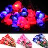 1Pc Glow In Dark LED Light Artificial Rose Flower Girl Romantic Gift Holiday Toy