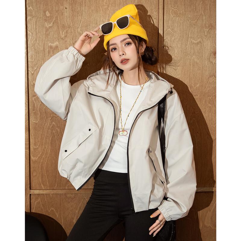 ET BOITE French-Style Hooded Short Jacket