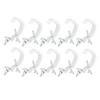 Stage Light Clamp Safe Large Load Bearing Cast Aluminum Stage Lamp Hook Kit for Moving Head Light 10pcs