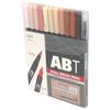 Ручка-кисть Tombow Brush Pen Dual Brush Pen ABT 12 Color Set Portrait AB-T12CPO
