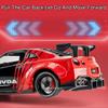 1:Масштаб 24 Литые металлические модели автомобилей GTR Игрушки Машинки-pull-back Миниатюрные спортивные автомобили Со светом и звуком Машинки для мальчиков Подарки на день рождения