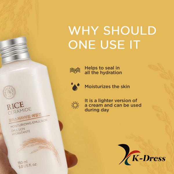 The Face Shop Rice Ceramide Moisturizing Emulsion 150ml