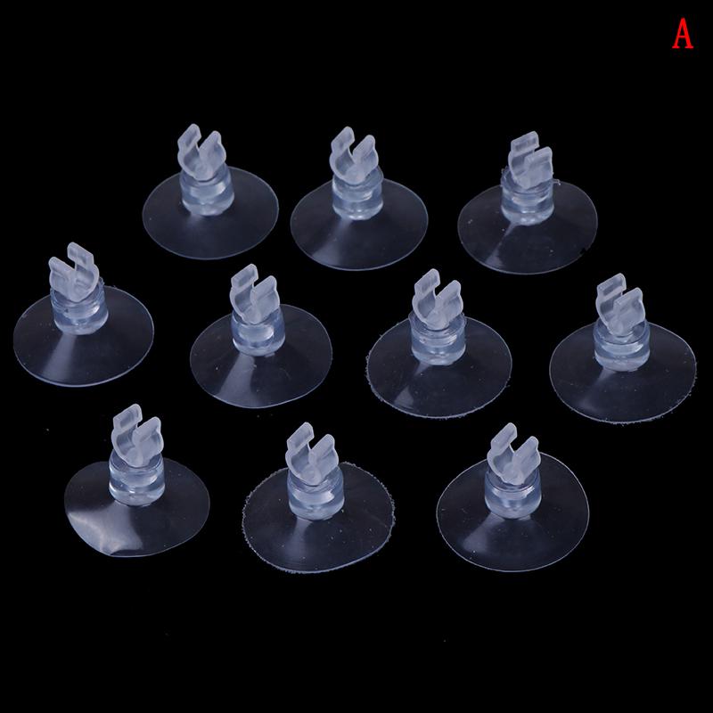10* Aquarium Fish Tank Suction Cup Sucker Holders for Air Line Tube Hose Pump