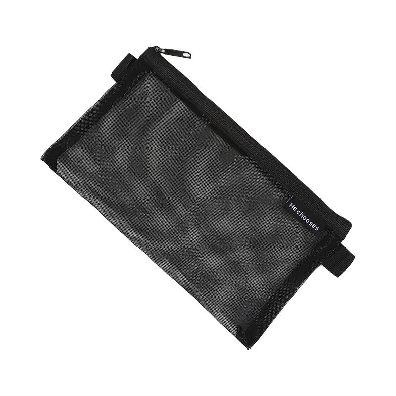 1/2 шт. Креативный сетчатый прозрачный чехол Сумка для хранения Милый портативный пенал-сумка Школьные офисные принадлежности Канцелярские товары