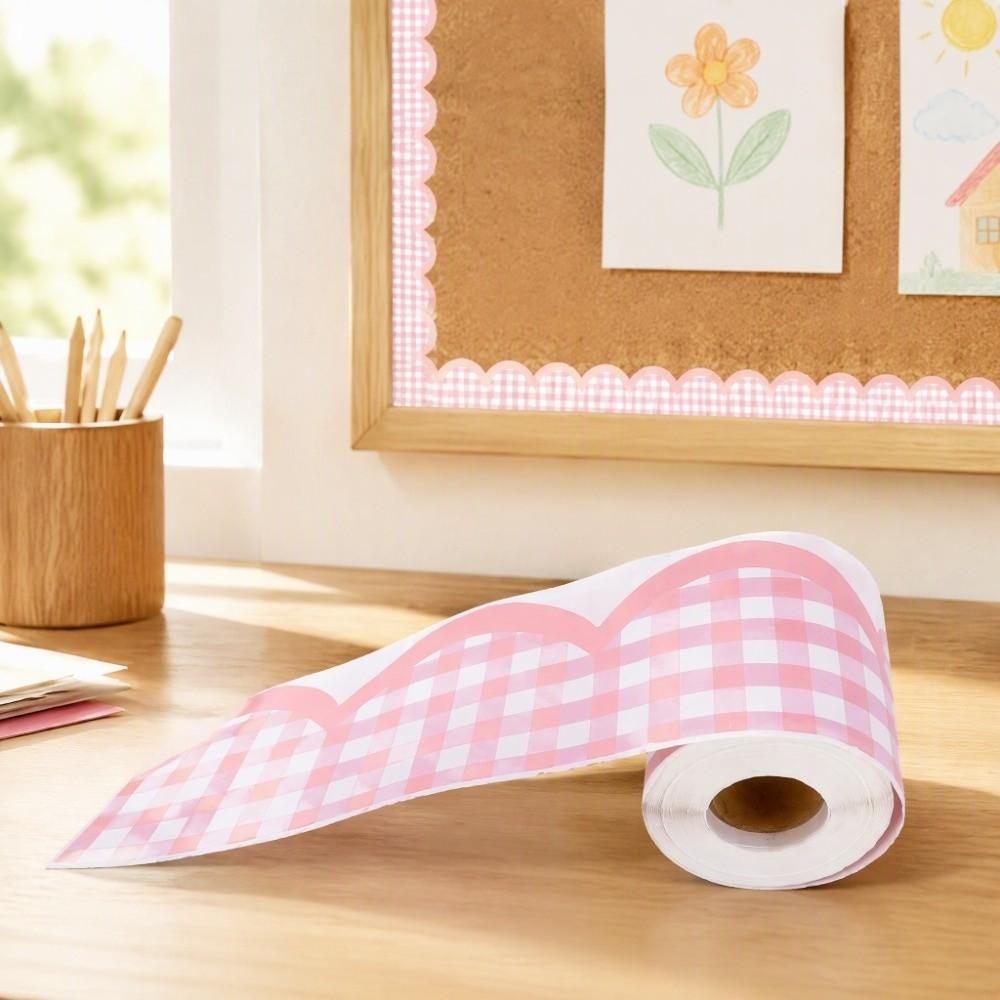 Wavy Edge Decorative Border Tape 65FT Board Border Durable Masking Tape Scrapbook