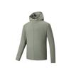 Comfortable Versatile Simple Solid Color Hooded UV Protection Cooling Sunscreen Jacket Men Jackets Green 152527704-2