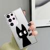 Милый Чехол-Счастливый Кот для Samsung Galaxy S25 S20 FE S22 Ultra S24 FE S25Edge S23 S21 Note 20 Ultra Чехол для Телефона