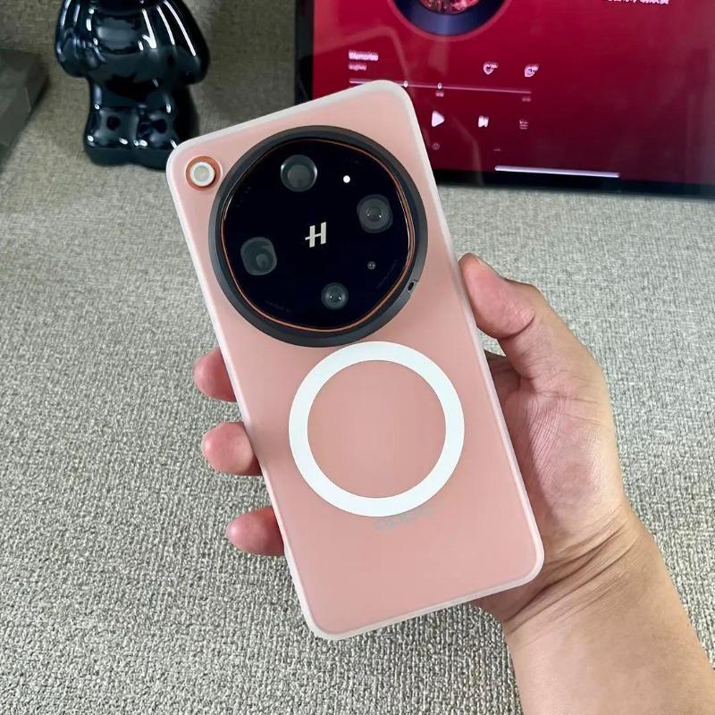 Чехол для OPPO Find X9 Ultra Магнитный Для MagSafe Матовый Прозрачный Акрил Силикон Ощущение Кожи Жесткий Чехол Пылезащитный Бампер