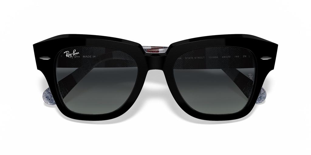 Солнцезащитные очки 0RB2186 STATE STREET 13183A СВЕТЛО-СЕРЫЙ ГРАДИЕНТНО-СИНИЙ 49 Ray-Ban