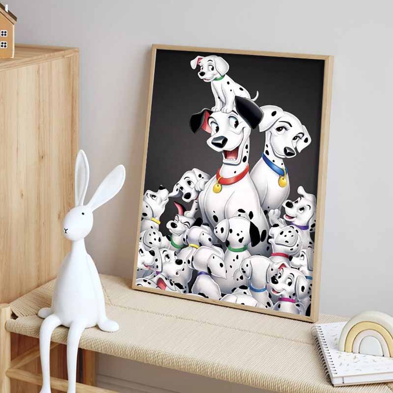 Disney Diamond Painting 101A Family Portrait of Dalmatians  Rhinestone 5D Mosaic DIY Cross Stitch Gift Home Decor