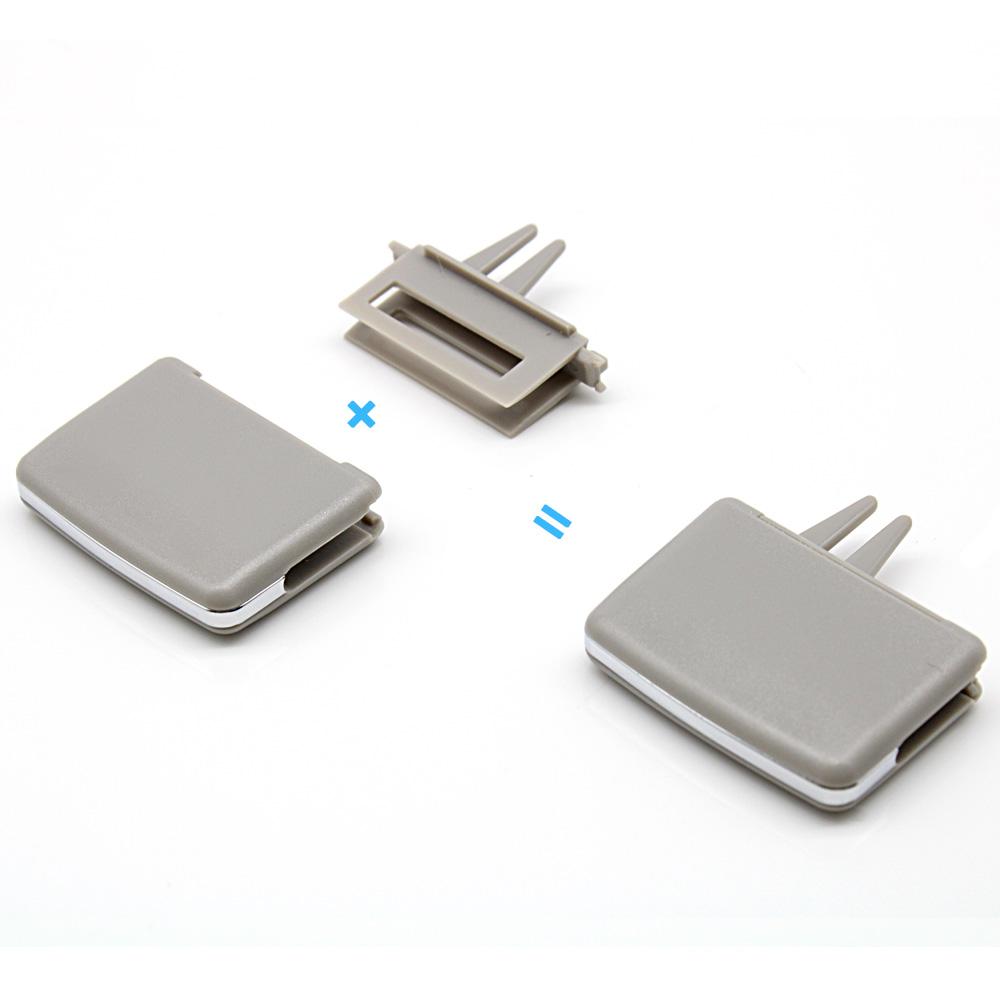 Автомобильная задняя вентиляционная решетка переменного тока, зажим для слайдера, ремонтный комплект для Mercedes Benz W204 C X204 GLK W212 W207 E Class