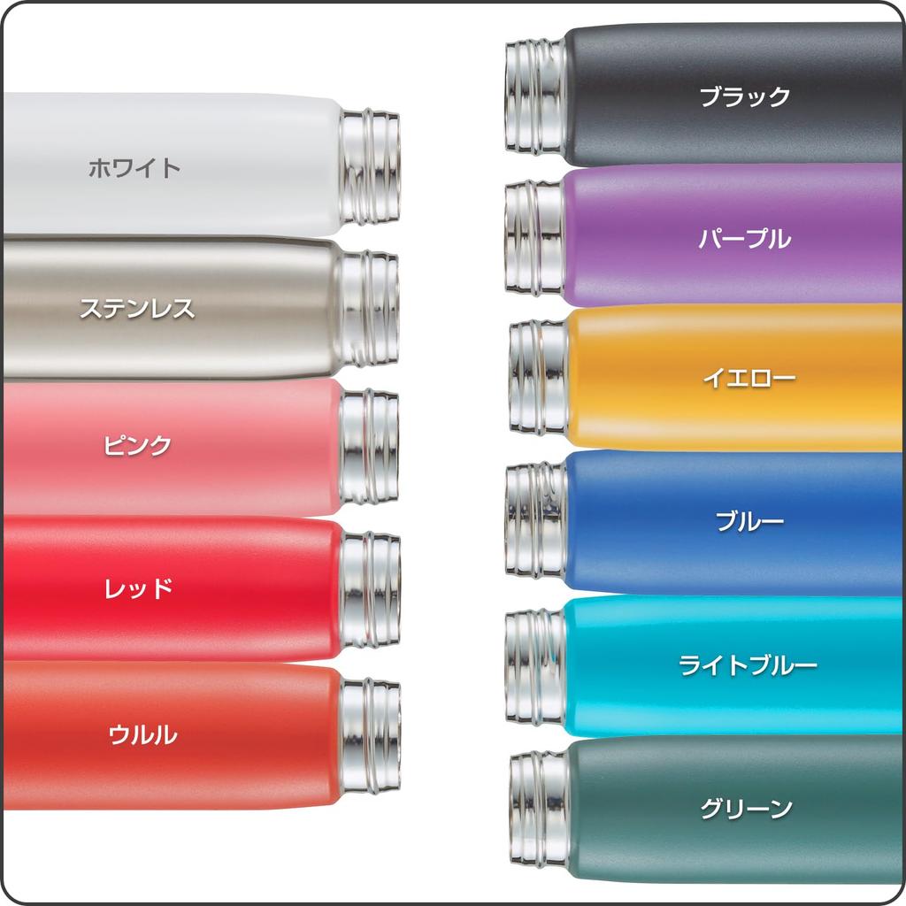 Термос для воды Tiger 350 мл, горячая вода, одно нажатие, бутылка из нержавеющей стали, удобная в использовании, кружка для одной руки, теплоизоляция, светло-голубой [эксклюзивно для WEB]