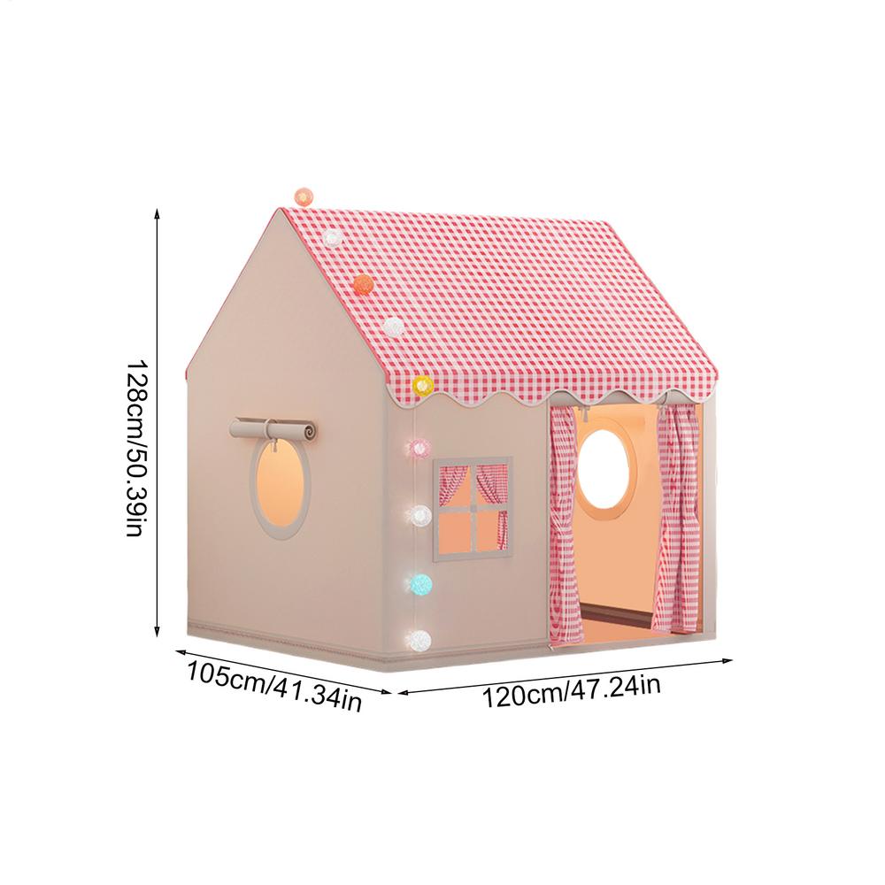 Большая игровая палатка для детей для использования в помещении, складной замок принцессы, игровой домик, секретная база для детей, палатка для игр, кровать-игра