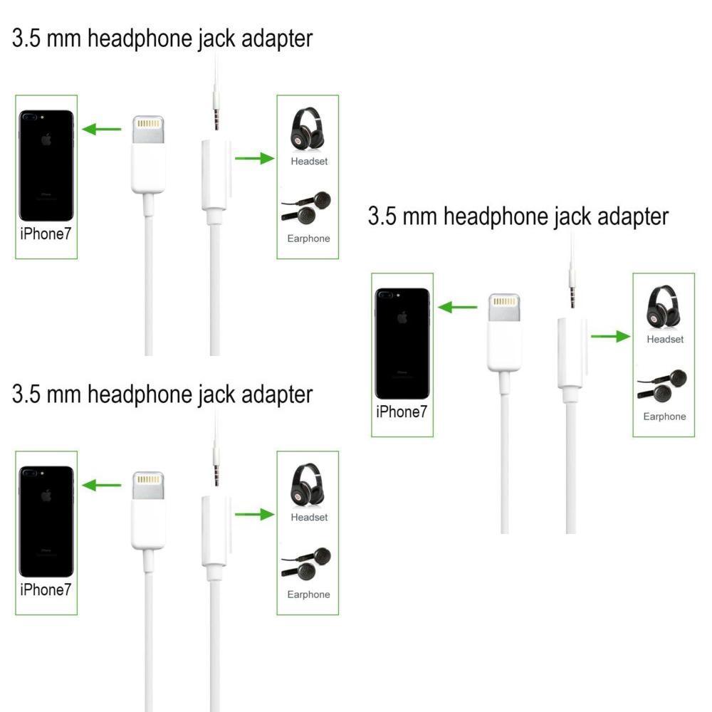 Адаптер Apple Lightning на 3,5 мм для наушников со звуковой картой для прямых трансляций