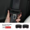AIB3   Для автомобиля Jeep Застежка ремня безопасности Заглушка Клипса для ремня безопасности автомобиля из кожи Защитные чехлы Cherokee Patriot Liberty Wrangler JK JL