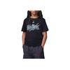 Jordan Flight Team Soft Comfortable Sweat-Absorbing Breathable Short Sleeve T-Shirt Kids Tops Black 95D368-023