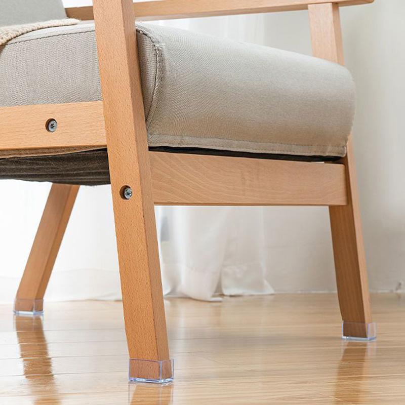 4 шт./компл. 20*30 мм Прямоугольные накладки-заглушки на ножки мебели Прозрачные резиновые накладки на ножки стола Защита ножек стула для пола