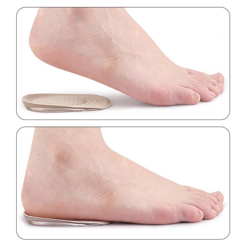 Shockproof Heel Insoles Invisible Half Cushion Heel Cushion Soles Soft Heel Pads  Unisex
