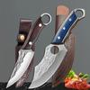 Forged Meat Cleaver Stainless Steel Kitchen Knives Butcher Knife Boning Knife Fishing Barbecue Cooking Cutter with Sheath